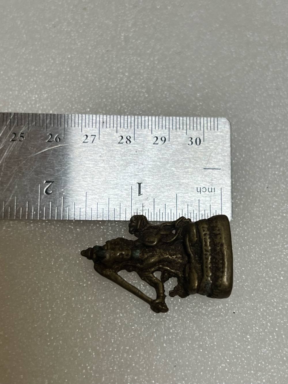 Chinese Tibet Buddha Bronze statue miniature - Picture 7 of 10